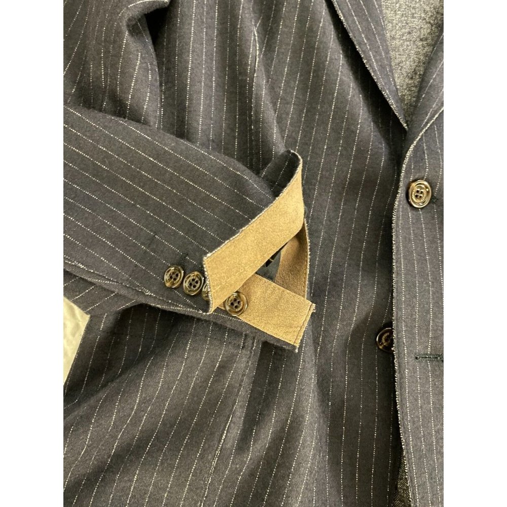 ELEVENTY made in italy Double Faced Jersey Jacket in Pinstripe Size 44 $1195 - Picture 3 of 11